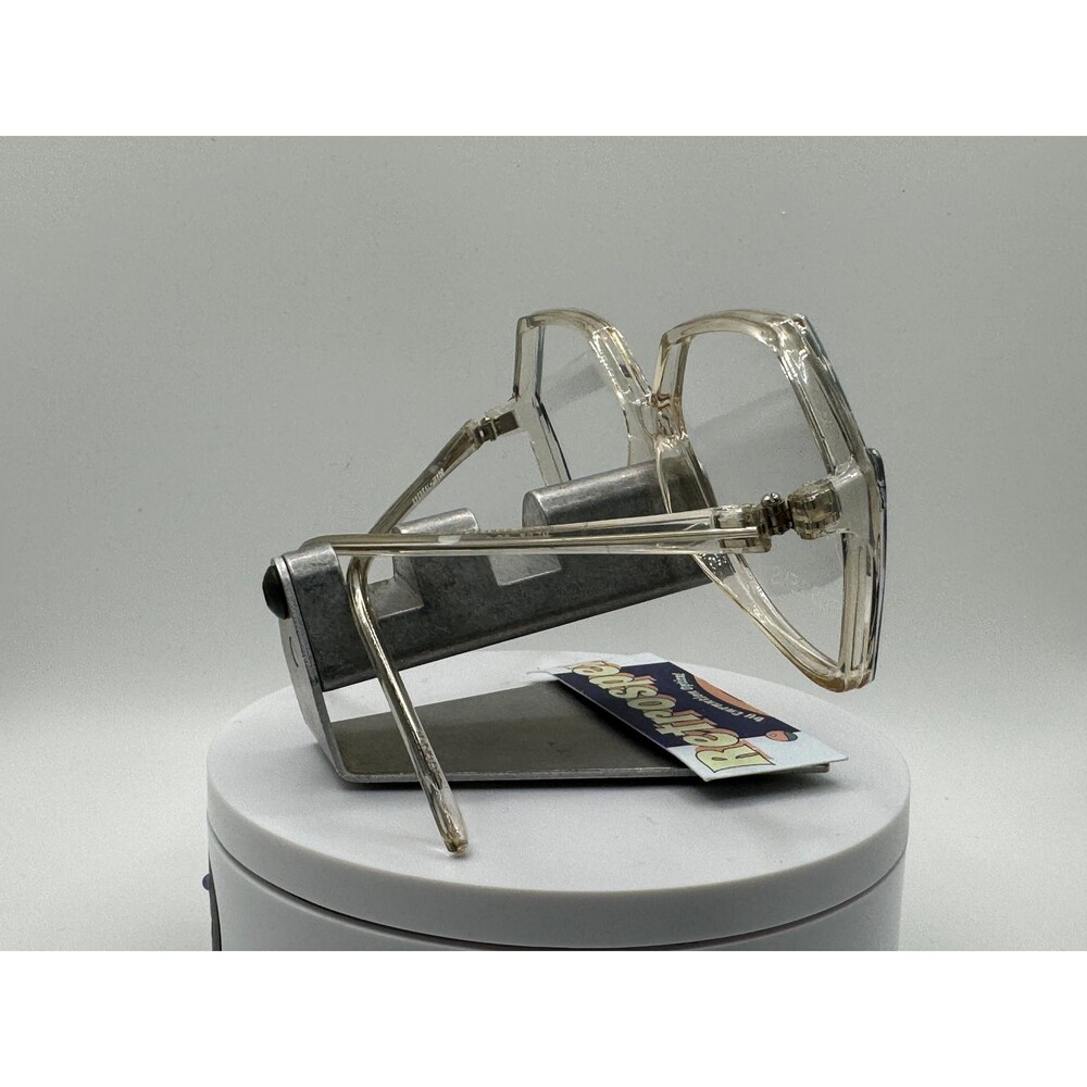 True Vintage Eyeglasses NOS Original Demo Lens Eyedeal Joyce Clear/Blue Frame - Picture 5 of 10